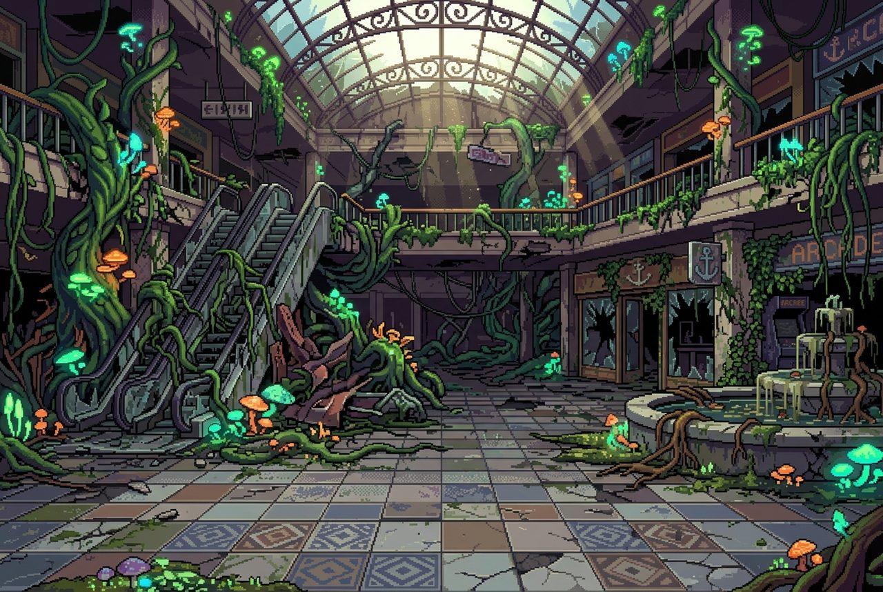 OVERGROWN MALL